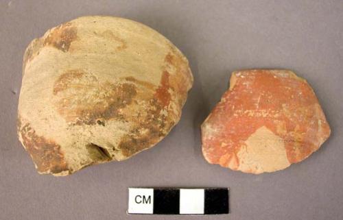 2 pottery rim sherds