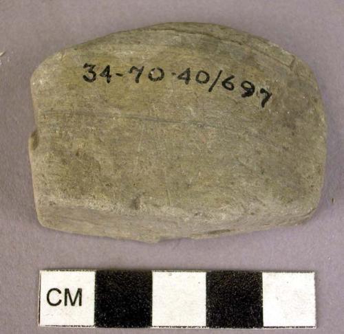 Fragment of polishing stone