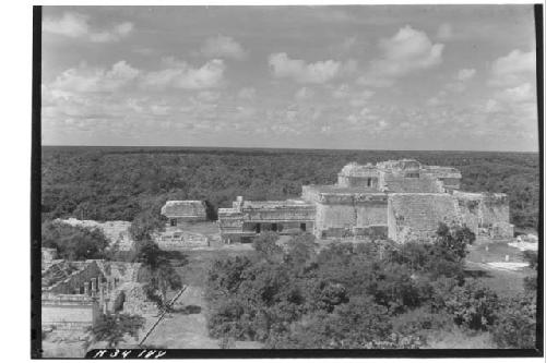 Monjas from top of Caracol