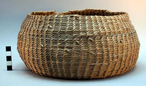 Basket for carrying acorn mush to canyons