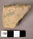 Potsherd - Early Helladic brownish black "Urfirnis" glaze slip on bowl rim