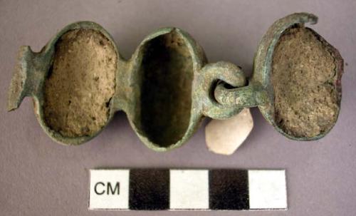 Fragment of bronze fibula