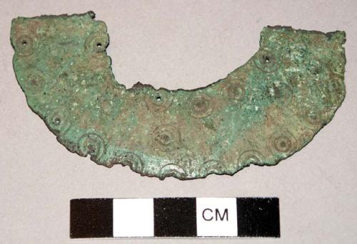 Fragment of bronze, Intagho circles