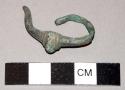 Fibula fragment, bronze