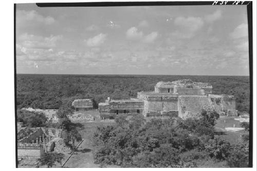 Monjas from top of Caracol