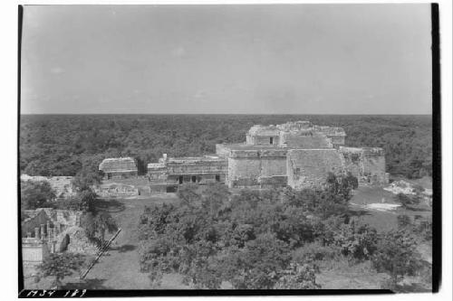 Monjas from top of Caracol