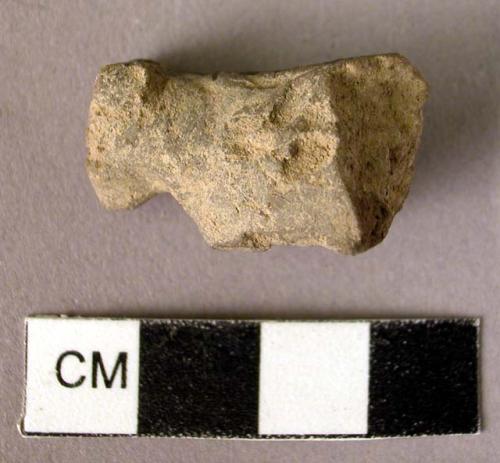 Fragmentary pottery animal figurine