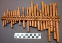 Musical instrument - made of 24 reeds bound together like a pan pipe