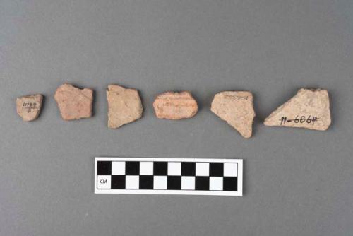 Miscellaneous relief ware potsherds - Early Period