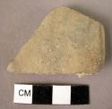 Potsherd - probably Early Helladic II-III. Burnished ware, sharp profile suggest