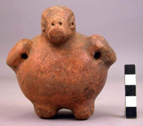 Effigy jar- bird figure