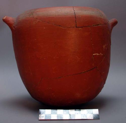 Water jar - small, red pottery