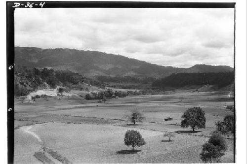 Panorama of La Vega Valley from Southwest