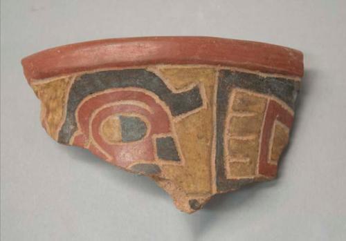 Pucara polychrome rim sherd