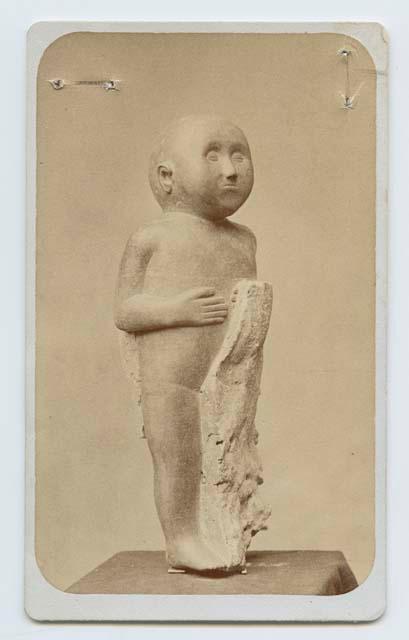 Photographic card of "Arkansas Stone Baby,", Pullman, Photographer, Washington, D.C