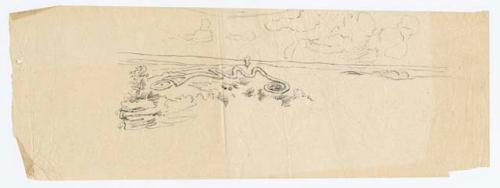 Sketch of serpent mound