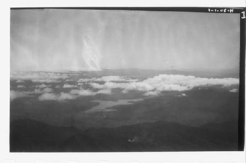 Aerial view Lake Atitlan