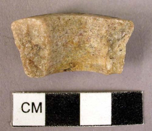 Fragment of stone archer's loose