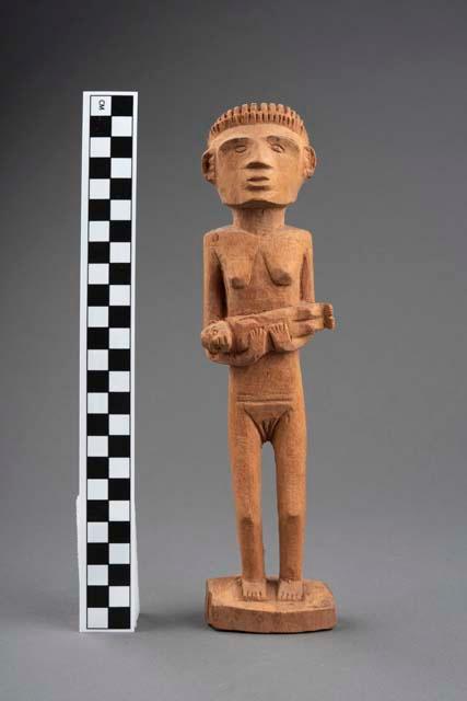 Carved wooden figure