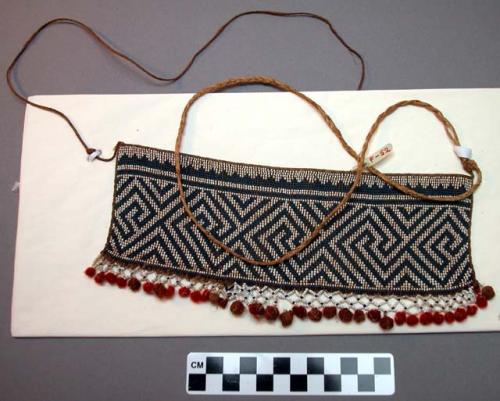 Woman's beaded apron