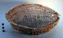 Twined circular sifting basket, used largely for mesquite