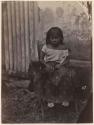 Child sitting on a chair