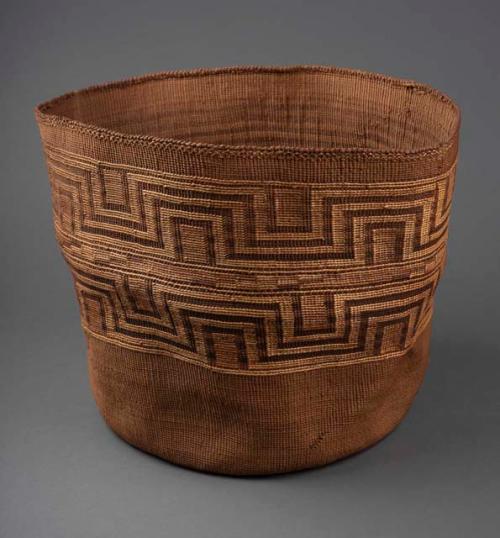 Large twined basket