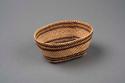 Small wrapped twine basket