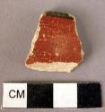 5 potsherds - Palamar orange polychrome: Huisquil variety