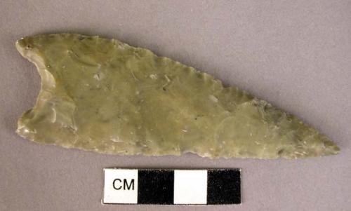 Flint harpoon or arrowhead