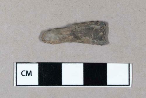 Chipped stone perforator, chert.