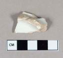 Ceramic, pearlware base sherd, undecorated