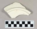 Ceramic, creamware base sherd, undecorated