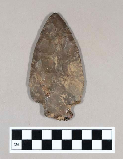 Chipped stone, stemmed biface