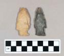 Chipped stone, side-notched and corner-notched projectile points