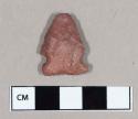 Chipped stone, side-notched projectile point