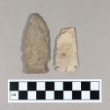 Chipped stone projectile point,corner-notched and side-notched, chert.