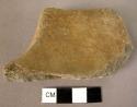 2 fragments of large pottery band handles