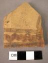 Potsherd - red painted ware (Wace & Thompson, 1912, Type A3#)