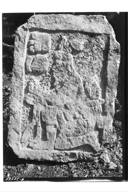 Panel from east side of Ball Court at Coba D