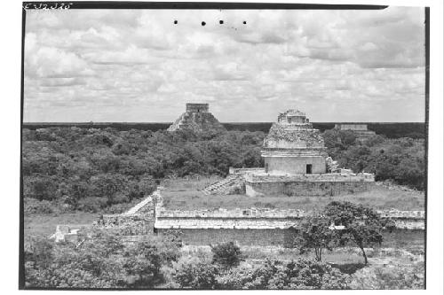 Caracol from top of Monjas.