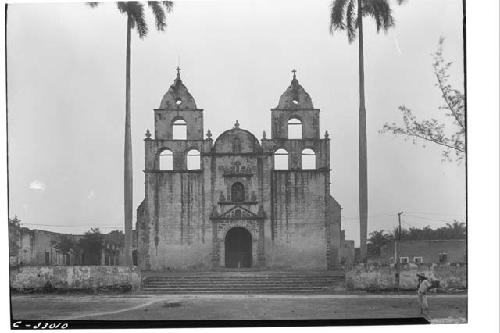 Church of San Francisco where many of the Xiu family were baptised in the 16th,