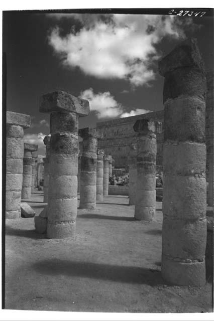 N. Colonnade, looking NW. completely excavated