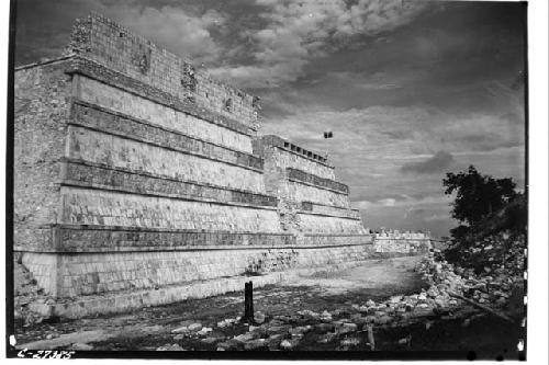 North side of the Temple of Warriors