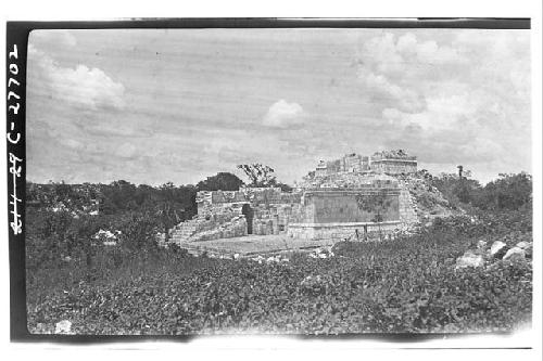 T of Wall panels,general view, looking NE., close of 1927 field season.