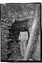 Head mason in tunnel under Temple of Warriors