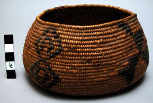 Basket, small and round.