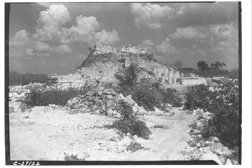 Temple of Wall Panels after beginning of repair work