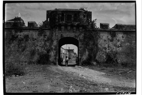 Ancient Stone Wall and Gateway