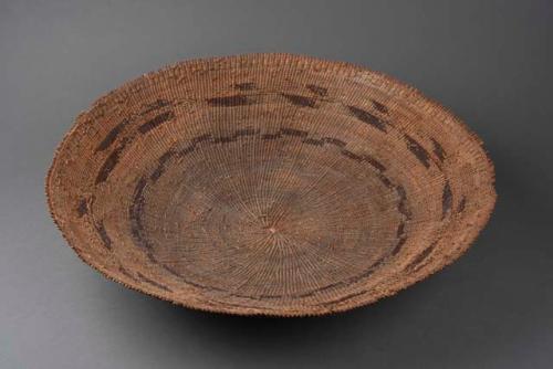 Pomo twined gambling tray.